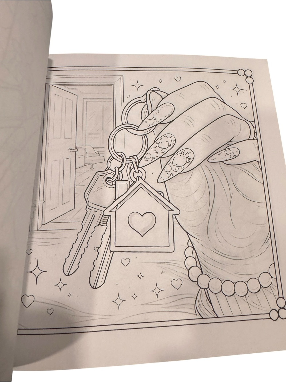 Nail Design Coloring Book - Picture 3 of 5